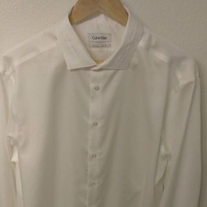 Calvin Klein no iron Slim Ft dress shirt Ret 89.50
